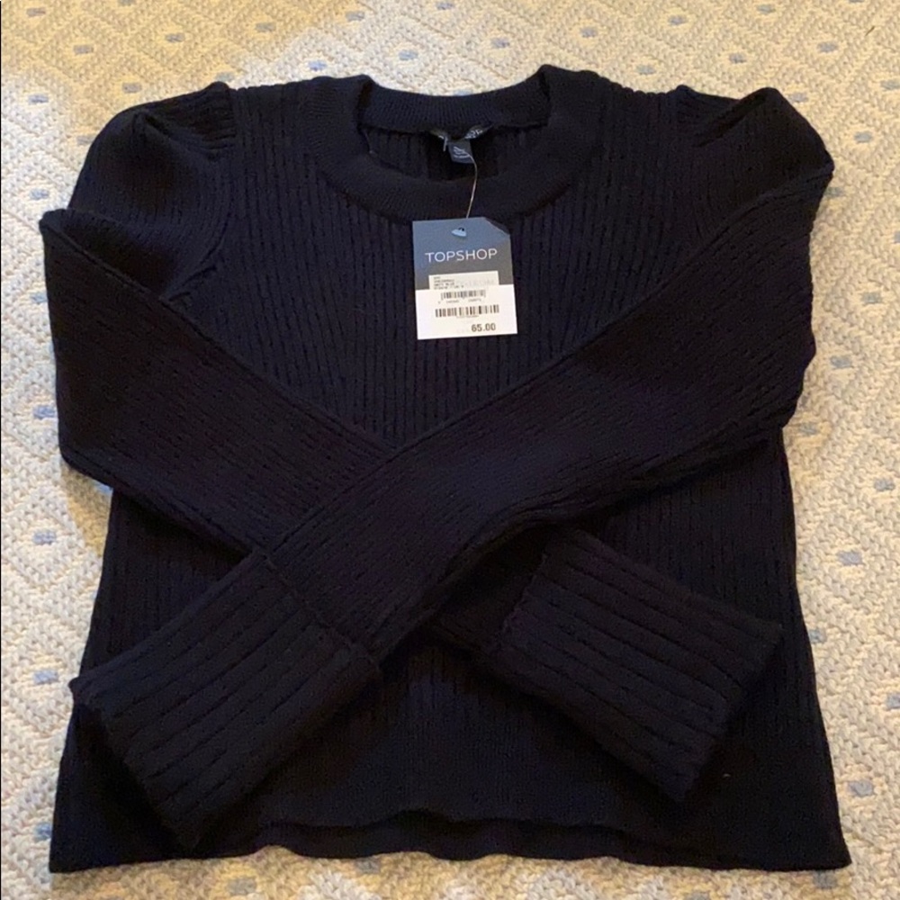 Navy TOPSHOP sweater